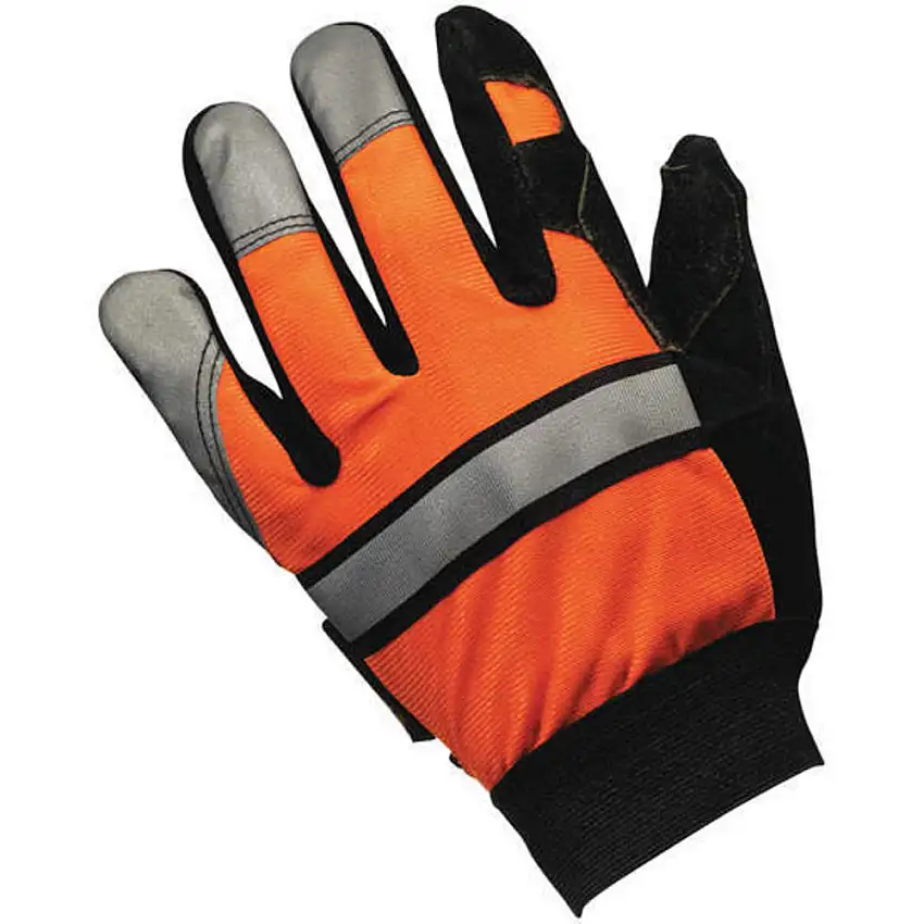 MEMPHIS GLOVE  911DPL Lederhandschuhe Hi Visibility Orange L Pr