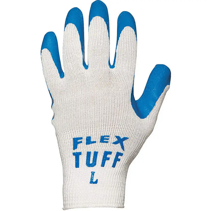 MCR SAFETY  9680L Beschichtete Handschuhe L Blau/Weiß Pr