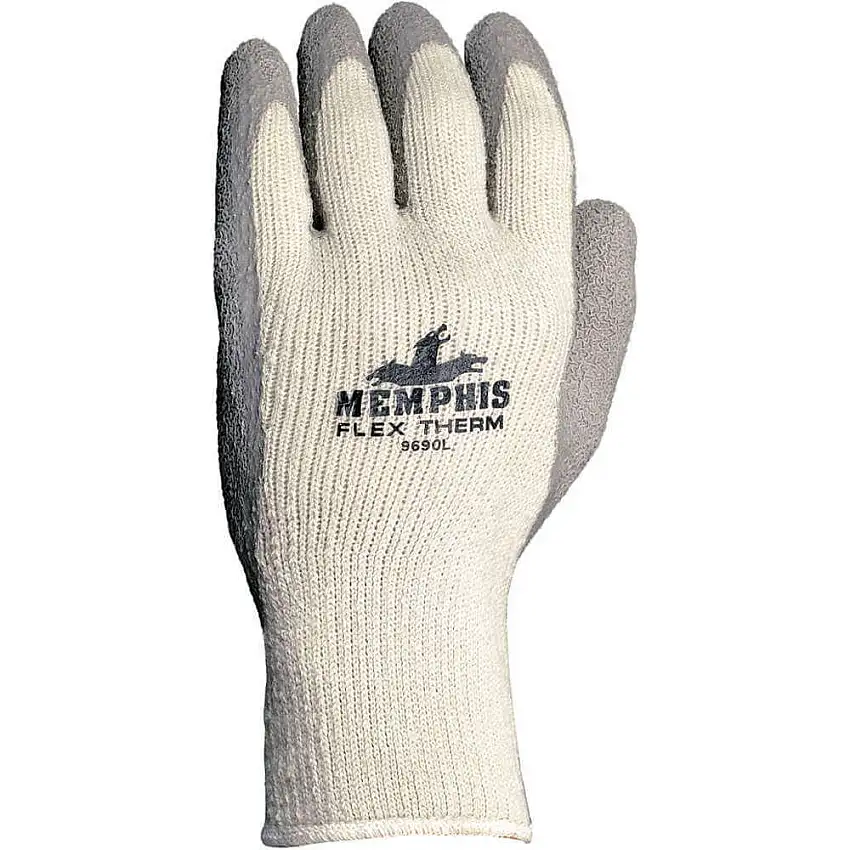 MEMPHIS GLOVE  9690M Kälteschutzhandschuhe M Grau Latex Pr