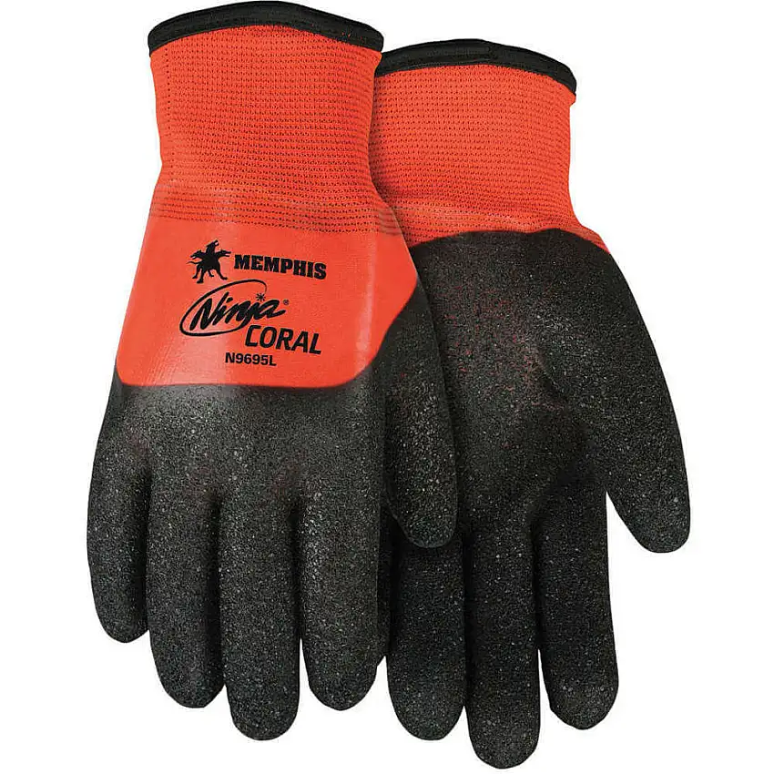 MEMPHIS GLOVE  N9695XL Beschichtete Handschuhe XL Schwarz Pr