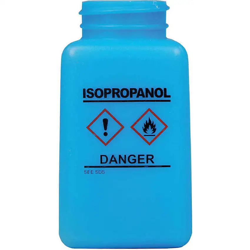 MENDA 35736 Graduierte IPA-Flasche 6 oz. HDPE Blau