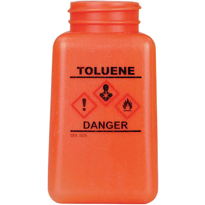 MENDA  35763 Graduierte Tolene-Flasche 6 oz. Orange