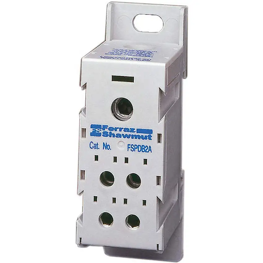 MERSEN FERRAZ  FSPDB2A Stromverteilerblock, 600 V, 175 A, 1-polig, Aluminium