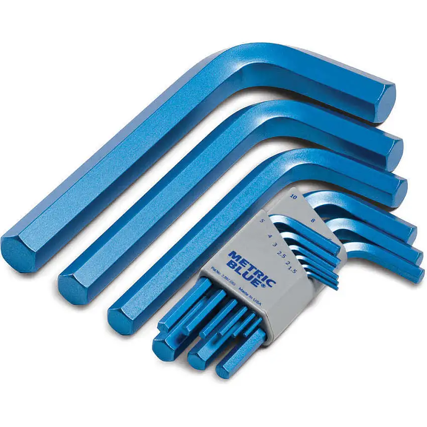 METRIC BLUE UST194294 Sechskantschlüsselsatz 1.5 - 17 mm L-förmig kurz