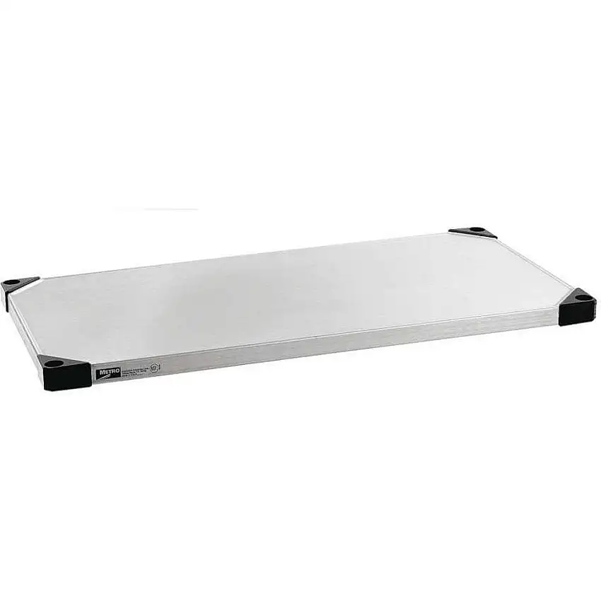 METRO 1424FS-4 Massives Regal 14x24 Zoll Edelstahl