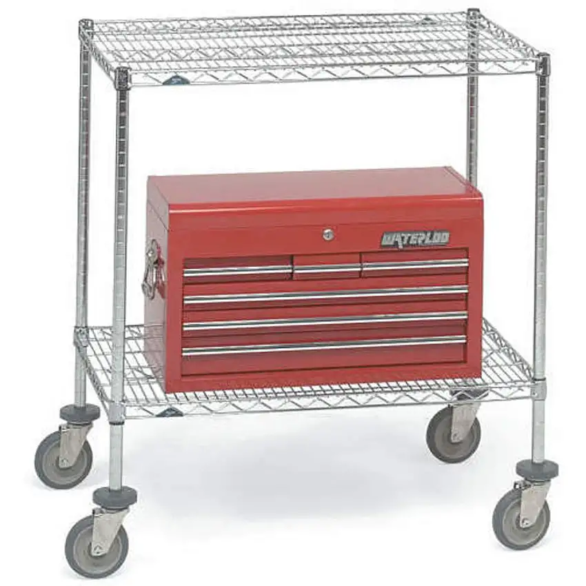 METRO 65121-IP Drahtwagen 24 Zoll Breite 48 Zoll Länge Draht