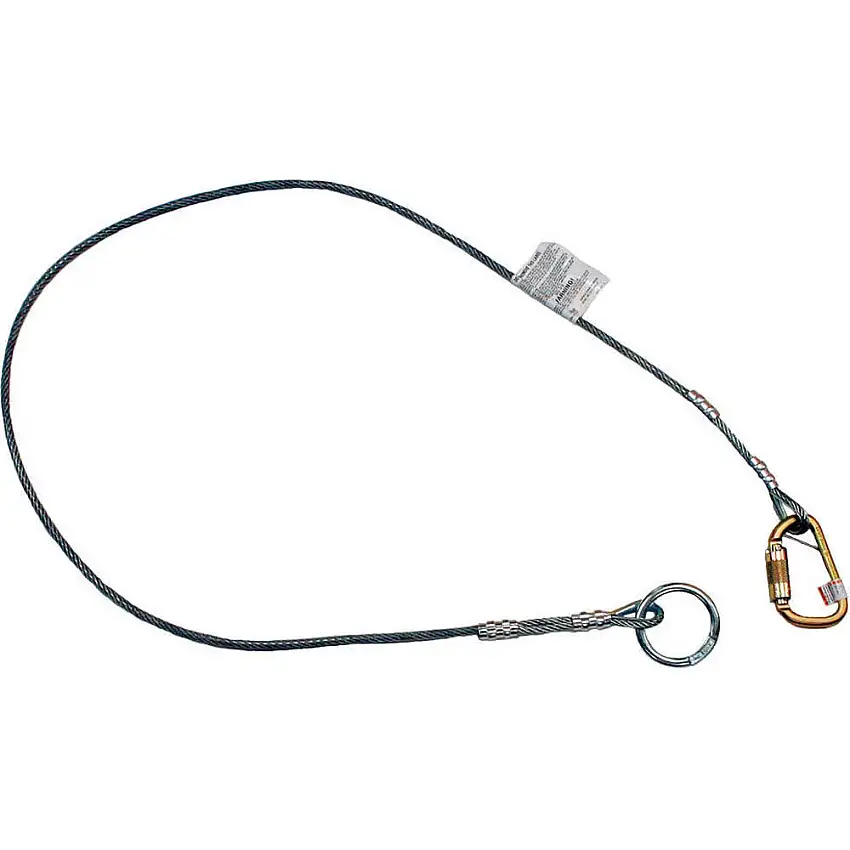 MILLER BY HONEYWELL  8187V/6FTV Positionierungsleine, 6 Fuß, 400 Pfund, Stahl