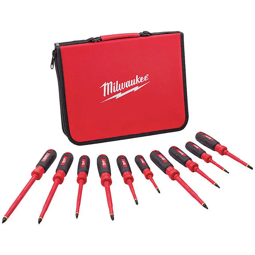 MILWAUKEE  48-22-2210 Isolierter Schraubendrehersatz 10-teilig