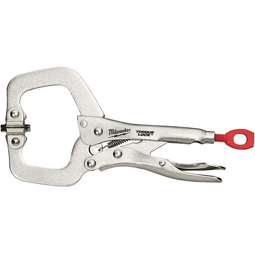 MILWAUKEE  48-22-3522 C-Klemme mit Verriegelung, 6 Zoll, verchromt, 1 Stück