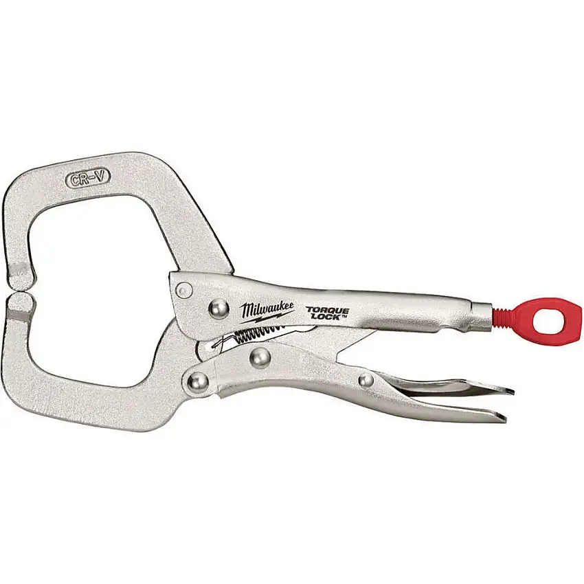 MILWAUKEE  48-22-3532 C-Klemme mit Verriegelung, 6 Zoll, legierter Stahl, 1 Stück