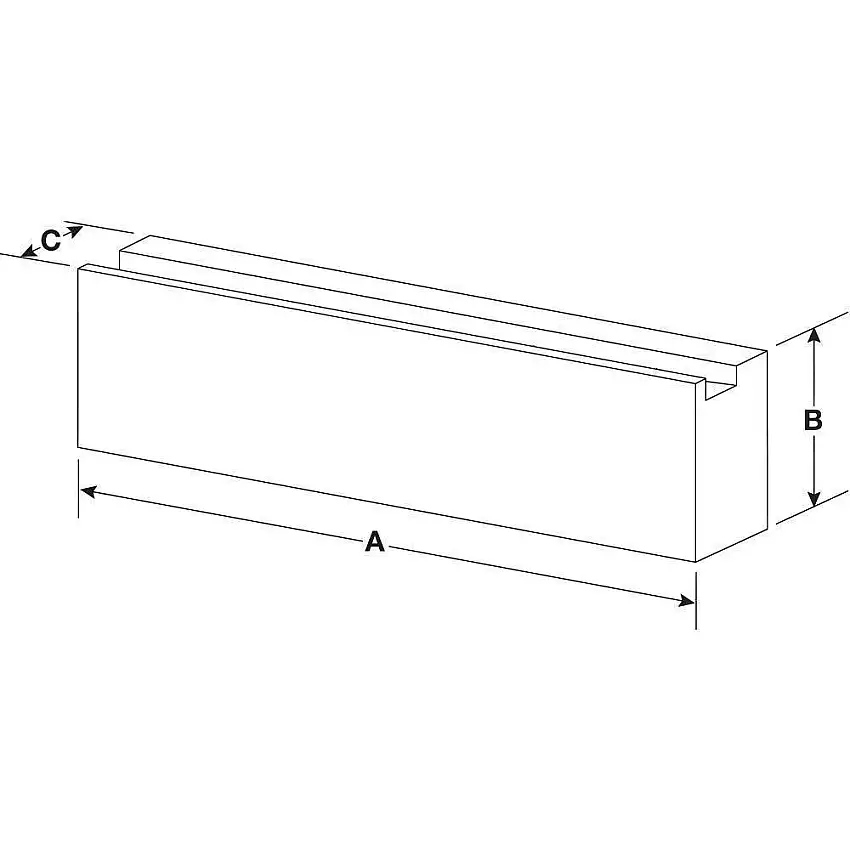 MITEE-BITE PRODUCTS INC  33066 Stahlbackensatz ohne Löcher 6 Zoll