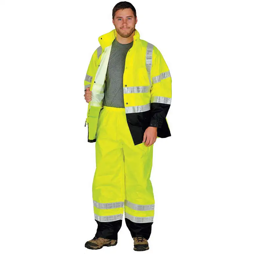 ML KISHIGO  RW100-2X-3X Regenanzug Klasse 3 Lime/Schwarz 2xl/3xl