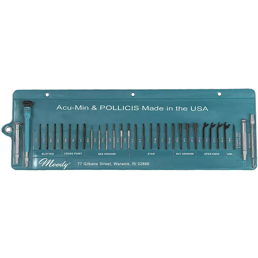 MOODY TOOL  59-0247 Mini-Werkzeugrollenkombination, 31-teilig
