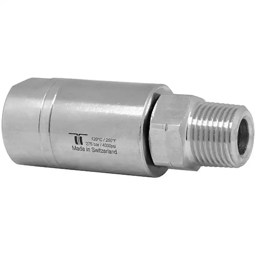 MOSMATIC  30.053 Drehdurchführung DGS NPTF x NPTM 1/4 x 3/8 Zoll