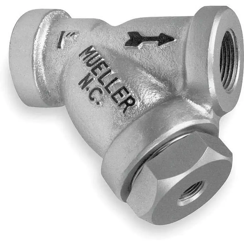 MUELLER STEAM  581CS 304SS Perf 1/16 Perf 1 1/2 M6700754 Korbsieb, 1.5 Zoll Größe, NPT, 304SS Perf Screen, 1/16 Zoll Perf Mesh