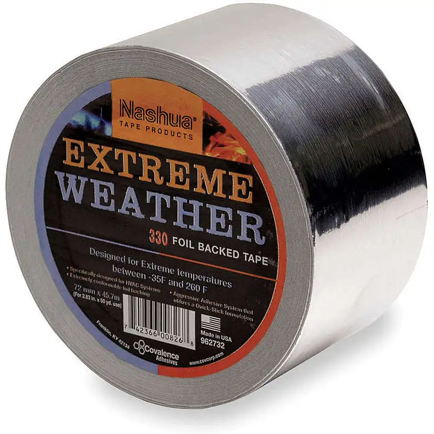 NASHUA  330X Allwetter-Folienband, 48 mm x 46 m, Silber