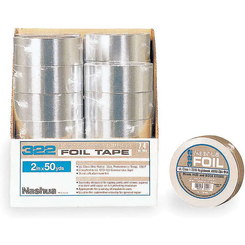 NASHUA  322 Folienband mit Liner 48mm x 46m Silber