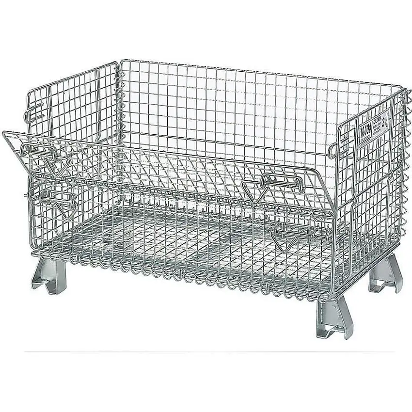 NASHVILLE WIRE  JR5 Faltbarer Behälter 20 Zoll Länge Silber