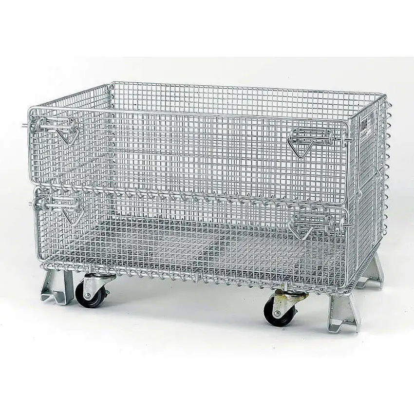 NASHVILLE WIRE  JR5C Faltbarer Behälter 20 Zoll Länge Silber