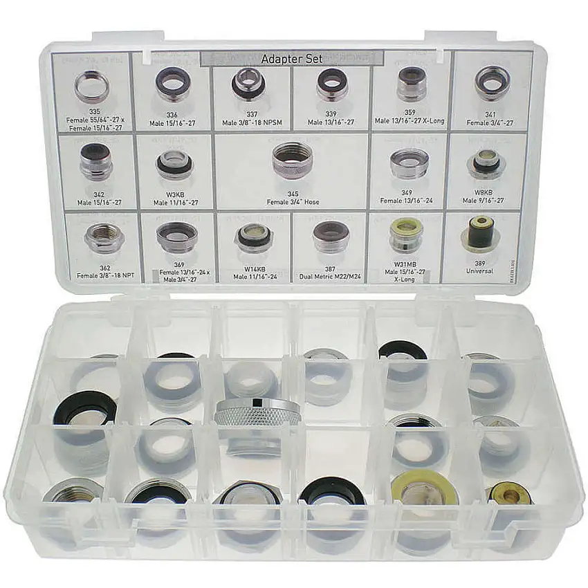 NEOPERL 55 1210 5 Wasserhahn-Adapter-Set Messing