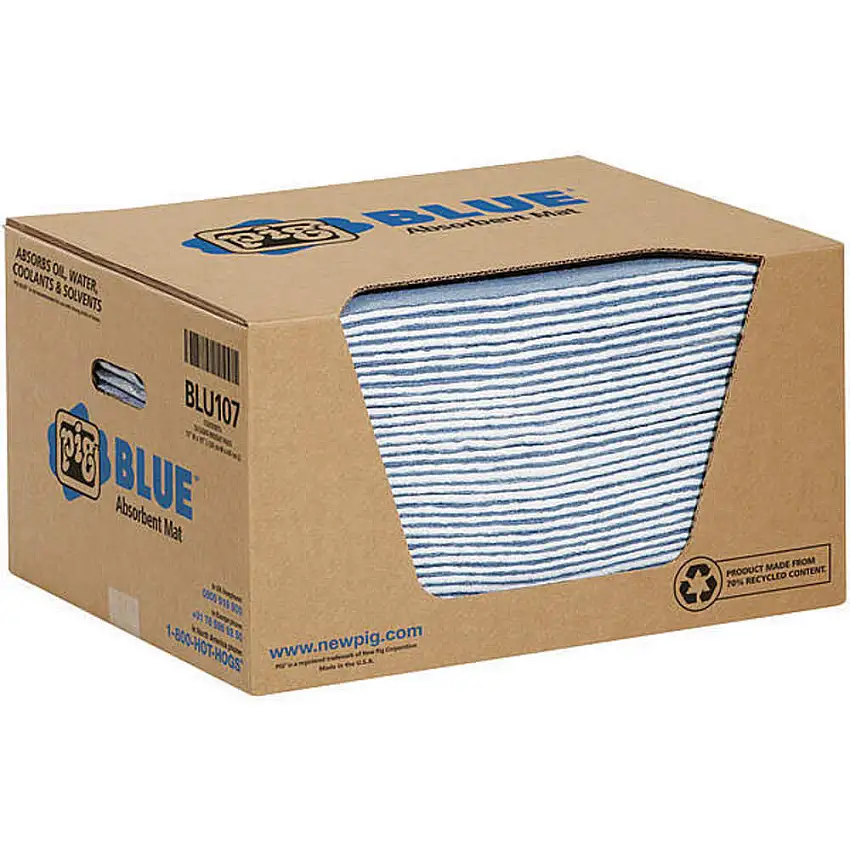 NEW PIG  BLU107 Pig Blue Absorptionsmatte, 12 Gallonen