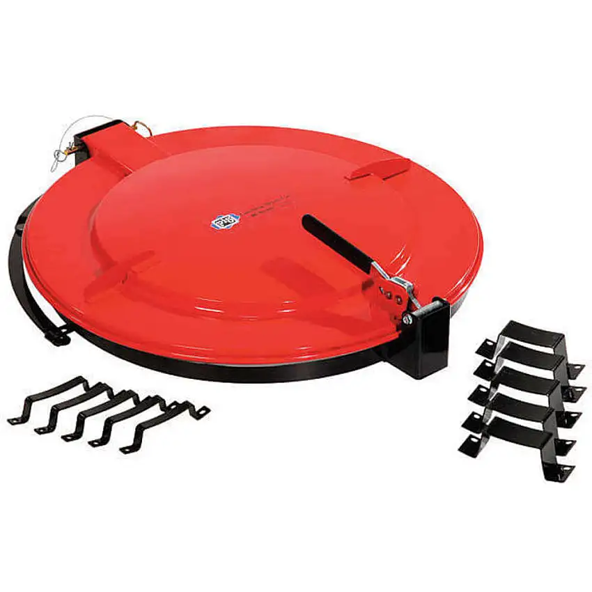 NEW PIG  DRM1084-BK Verschlussdeckel für Poly-Fass, Schwarz