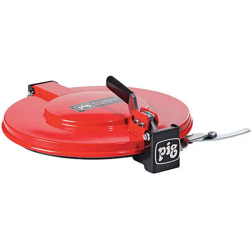 NEW PIG  DRM1200-RD Eimerdeckel mit Verriegelung, rot