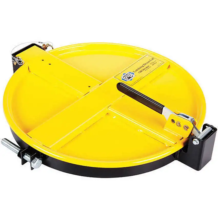 NEW PIG  DRM659-YW Verriegelbarer Fassdeckel, Gelb