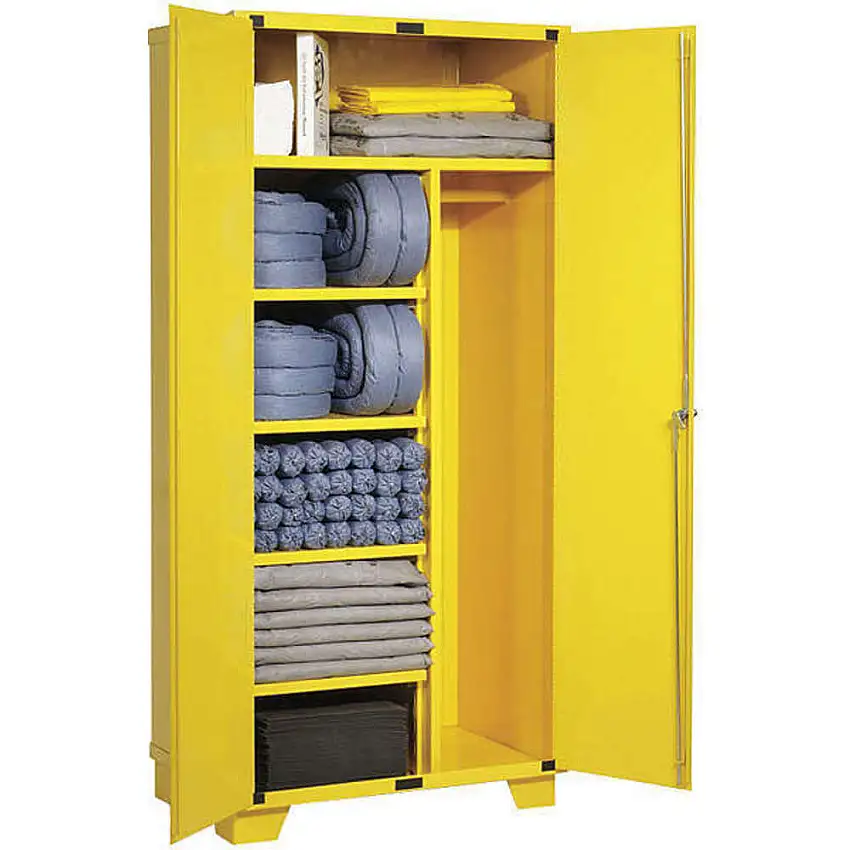 NEW PIG  KIT224 Schrank für Notfallsets, 60 Gallonen.