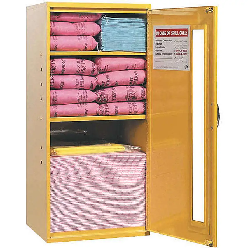 NEW PIG  KIT315 Schrank für Notfallsets, 10 Gallonen.