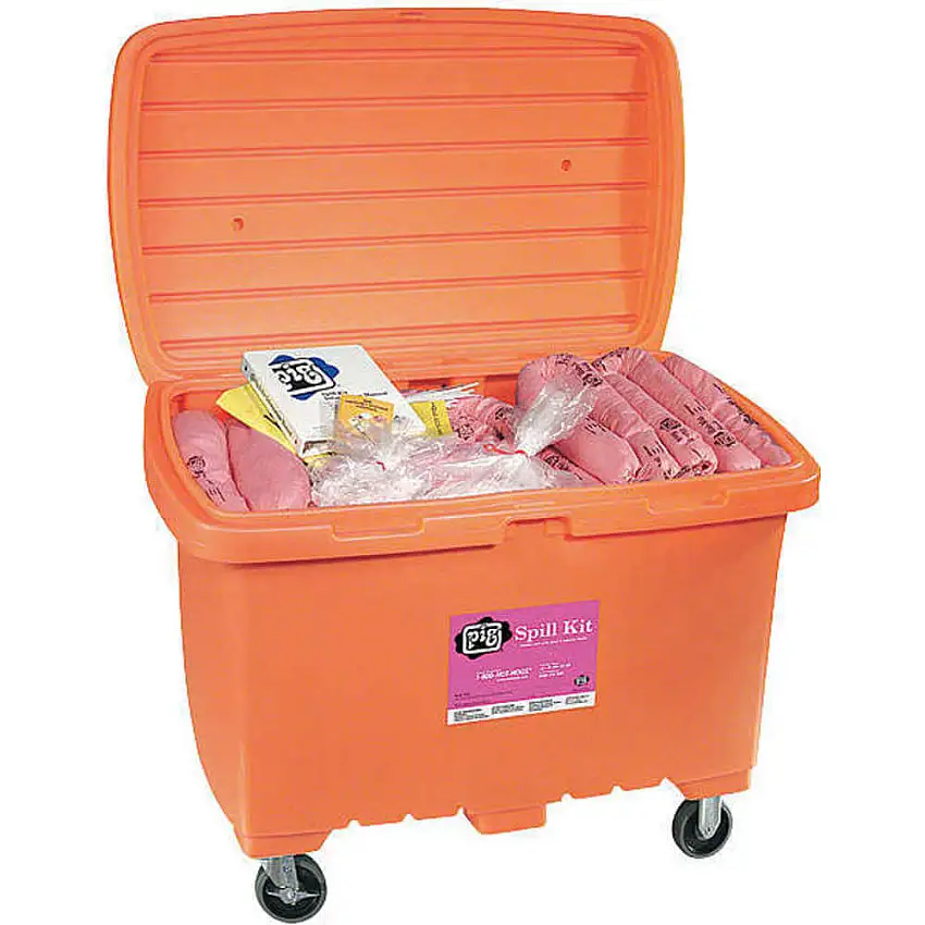 NEW PIG  KIT379-OR Warnschutz-Notfallset, 74 Gallonen