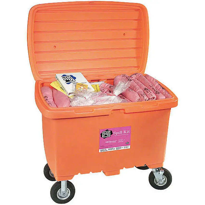 NEW PIG  KIT380-OR Warnschutz-Notfallset, 74 Gallonen