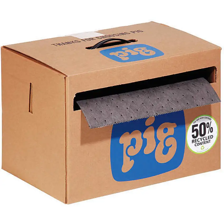 NEW PIG  MAT2001 Saugfähige Rolle, mittleres Gewicht, 8 Gallonen