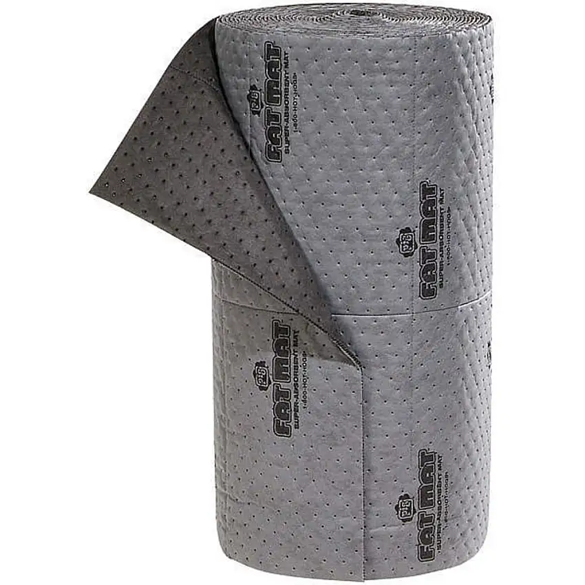 NEW PIG  MAT2102 Fettmatte, saugfähige Rolle, 40 Gallonen, 16 Lagen, Polypropylen