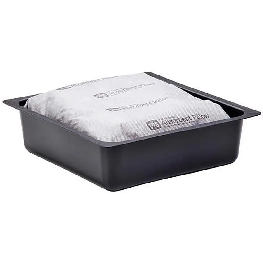 NEW PIG  PAN201 Saugfähiges Kissen in Pfanne Schwarz/Grau