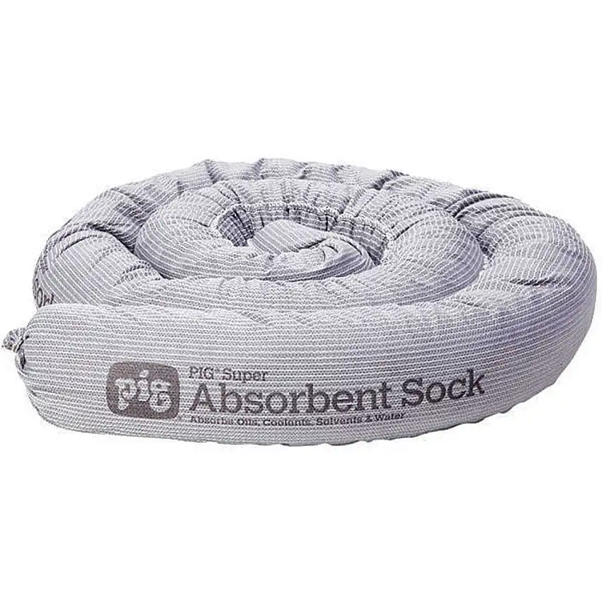 NEW PIG  PIG214 Absorptionsstrumpf Grau 24 Gallonen