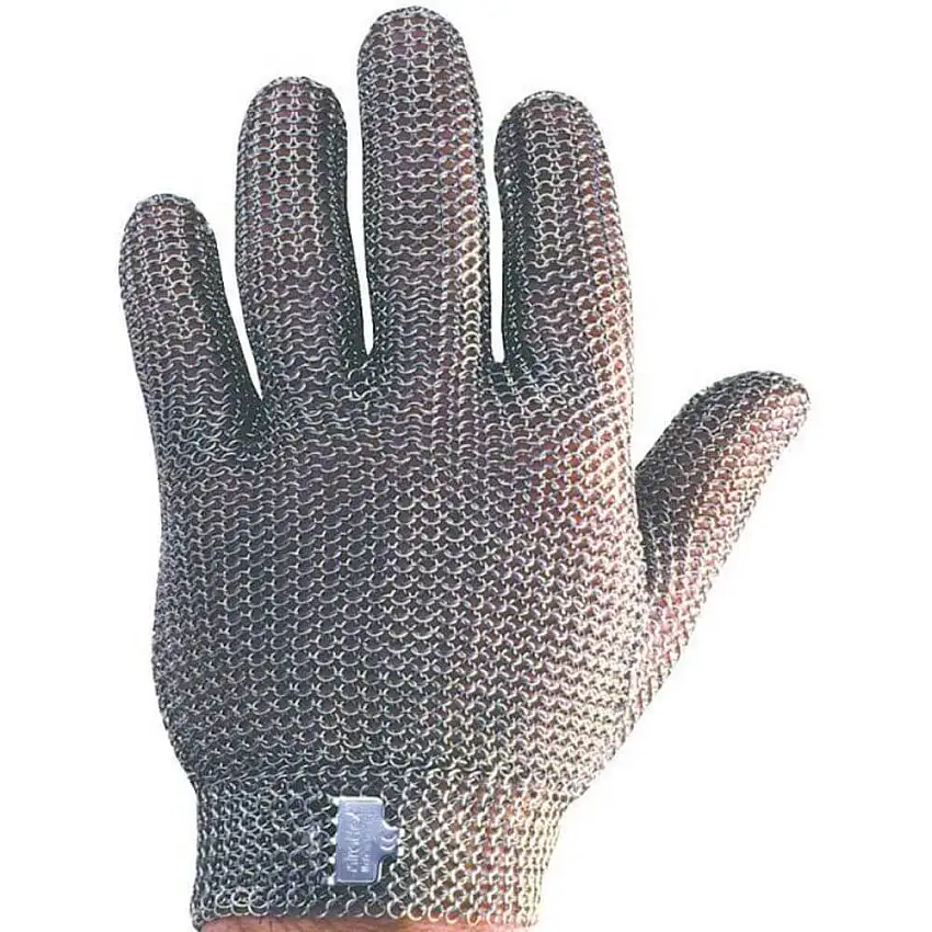 NIROFLEX USA GU-2500/L Schnittfeste Handschuhe Silber L