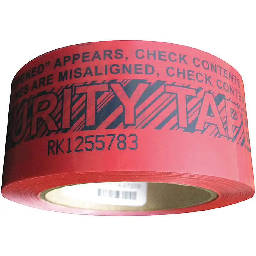 NOVAVISION INC  PVT2R-217D-180 Manipulationssicheres Klebeband Polyester Rot 2 Zoll Breite