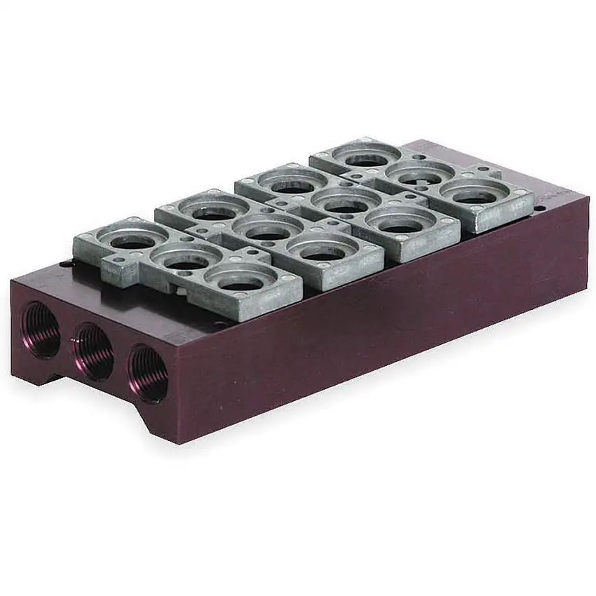 NUMATICS  206-1762 Verteilerblock 4 Stationen 3/8 Npt