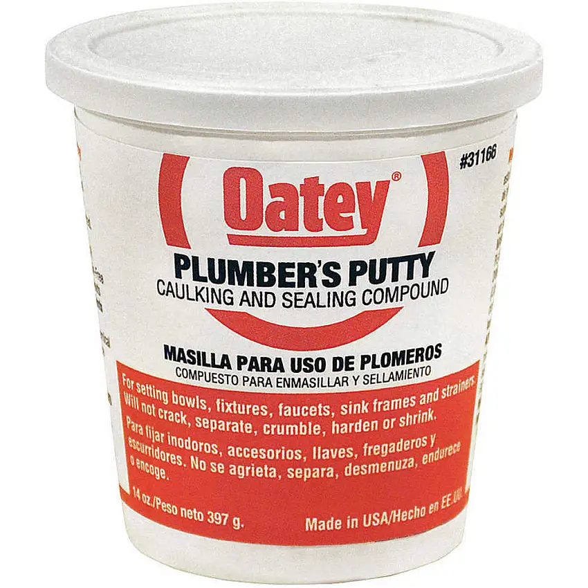 OATEY  31166 Klempnerkitt, 14 oz, Beige