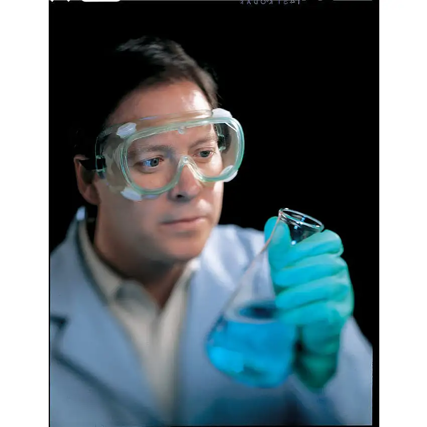 OBERON 7005 Schutzbrille gegen Chemikalienspritzer, Silikon, 6, transparent
