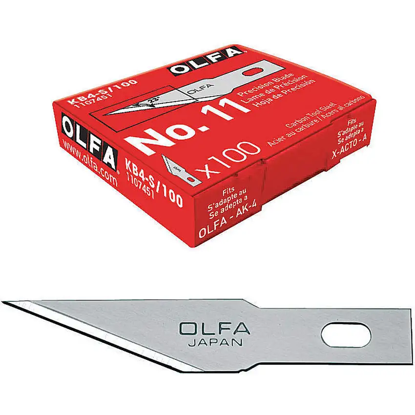 OLFA  KB4-S/100 Präzisionsklinge für AK-4