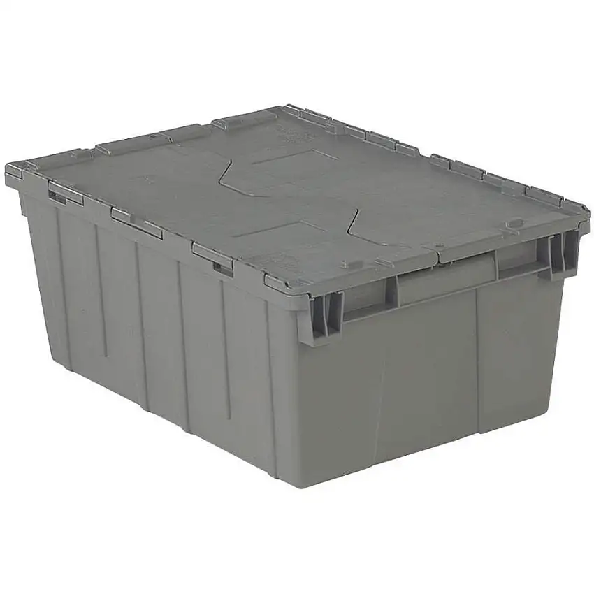ORBIS  FP143 GRAU Behälter mit angebautem Deckel 50 lb Grau