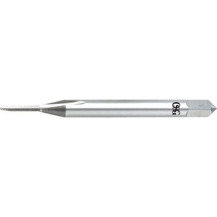 OSG  1010000 Gewindebohrer mit gerader Nut, Gewindegröße #000-120, 3/16 Zoll Gewindelänge, blank, H1, Stopfen