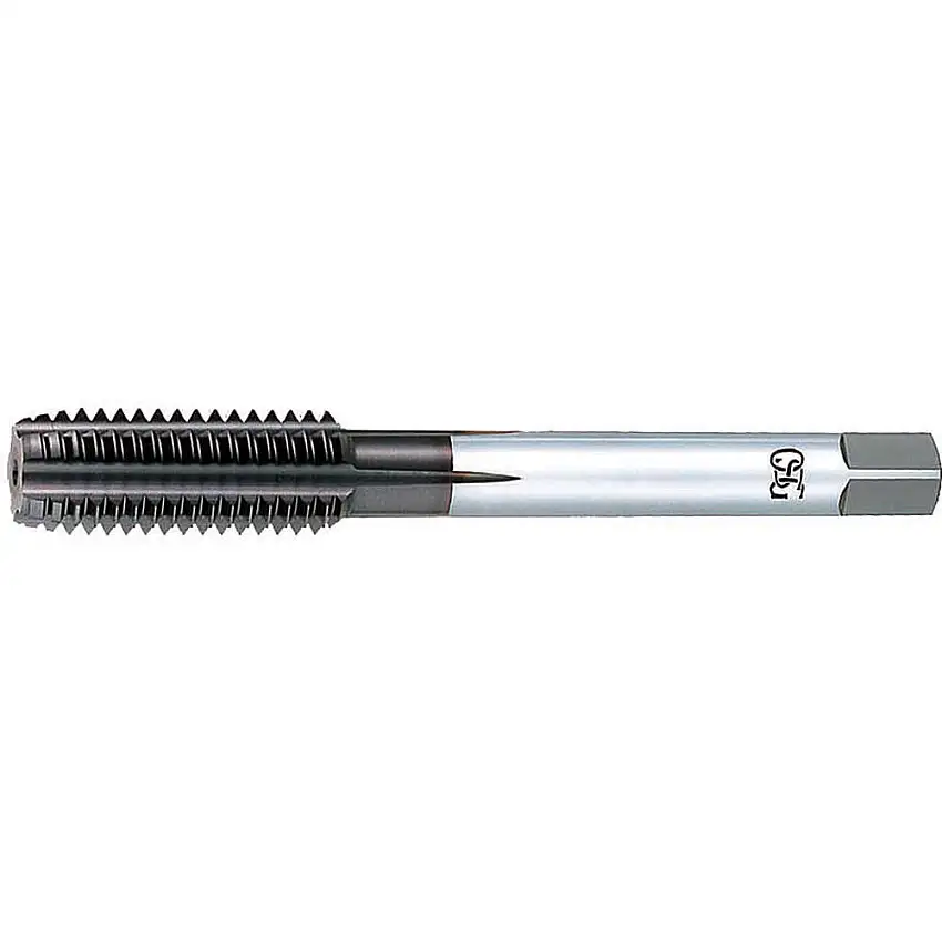 OSG 3110108 Gewindebohrer mit gerader Nut, Gewindegröße #4-40, Gewindelänge 1/4 Zoll, TiCN, 2B / 2B, halbansetzend