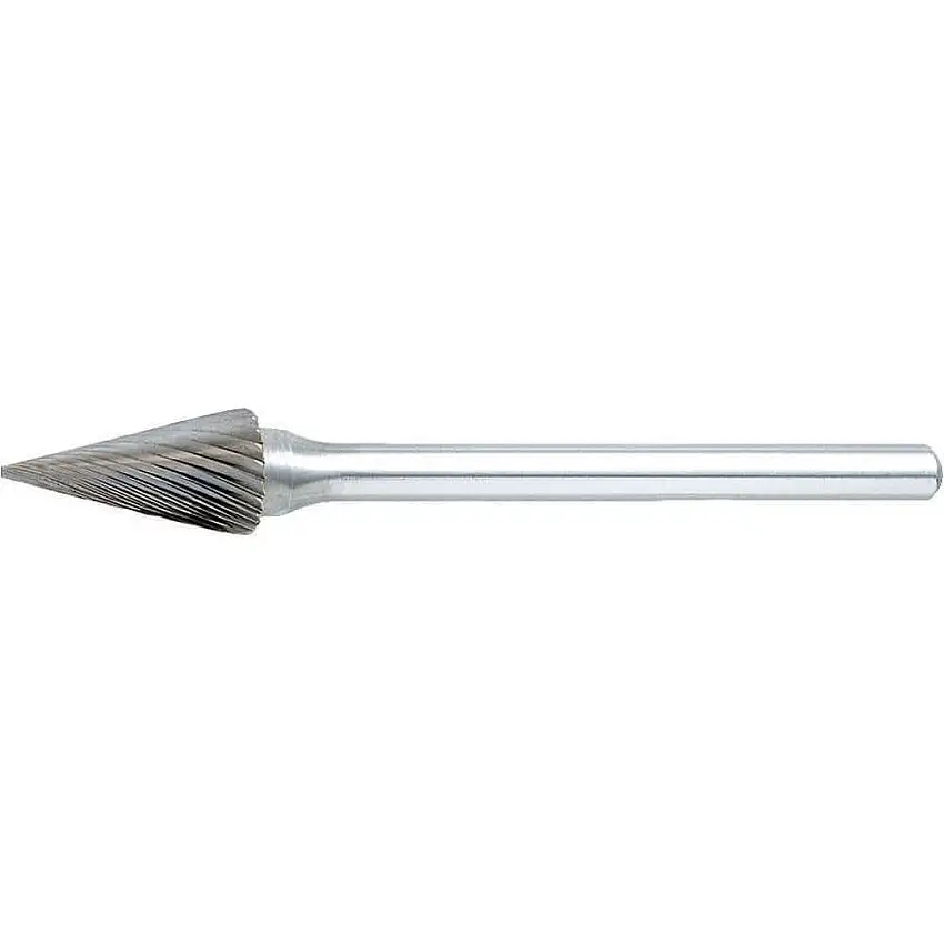 OSG  Kegelfräser 915-0005, spitzer Kegel, SM-51, einschneidig, Kopf 1/4 x 1/2 Zoll, Schaft 1/8 Zoll