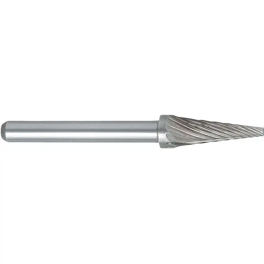 OSG  Kegelfräser 920-0005, spitzer Kegel, SM-53, einschneidig, Kopf 3/16 x 1/2 Zoll, Schaft 1/8 Zoll