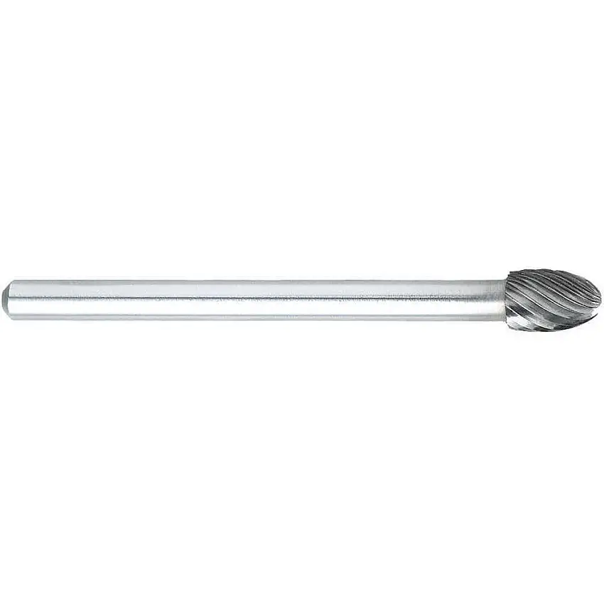 OSG  Ovalfräser 920-0006 SE, Oval, SE-53, Einfachschnitt, 3/16 x 9/32 Zoll Kopf, 1/8 Zoll Schaft