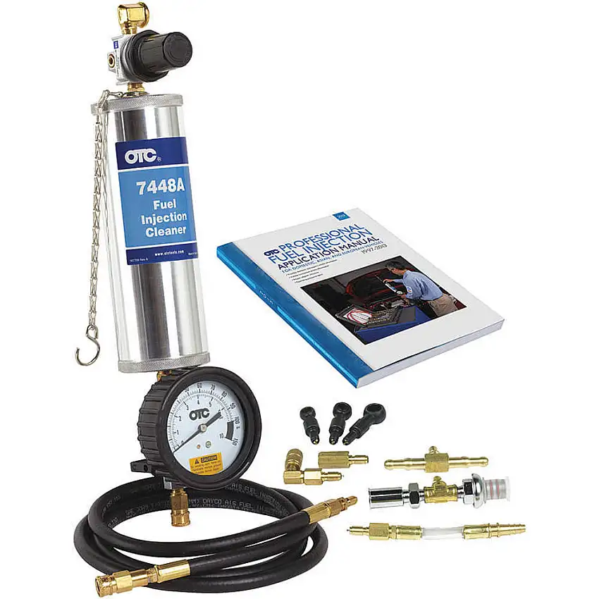OTC TOOLS  7649A Einspritzdüsen-Reinigungsset Blau 11-tlg.