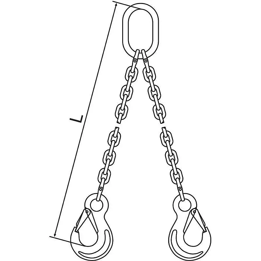 PEWAG  10G120DOS/10 Kettenschlinge G120 Dos Legierter Stahl 10 Fuß Länge